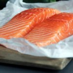 fresh salmon fillets